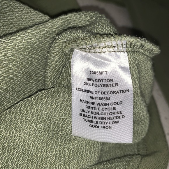 GAP Green Pullover Hoodie Sweatshirt Size M - Picture 3 of 6